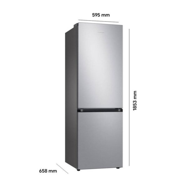 SAMSUNG RL34C600CSA/EG Kühlgefrierkombination (C, 344 l, 1853 mm hoch, Edelstahl Look)