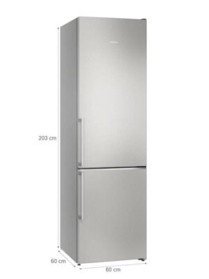 SIEMENS KG39NAIAT iQ500 Kühlgefrierkombination (A, 363 l, 2030 mm hoch, Inox antiFingerprint)